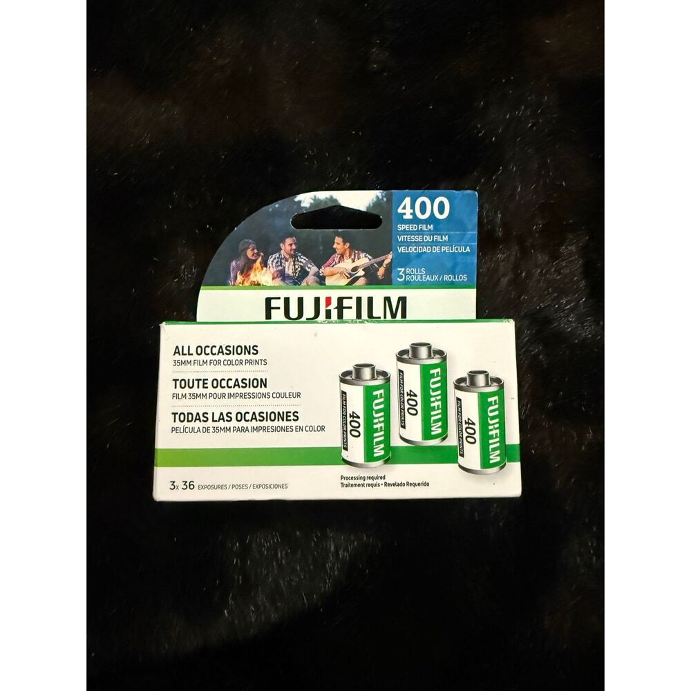 Fujifilm 400 Color Negative 35mm Film (36 Exposures) - 3 Pack